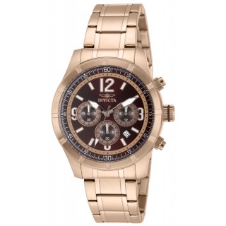 Invicta Men's 11378 Specialty Quartz Chronograph Brown Dial Watch
