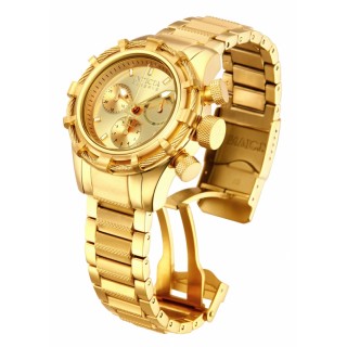 Invicta Women's 12461 Bolt Quartz Chronograph Gold Dial Watch