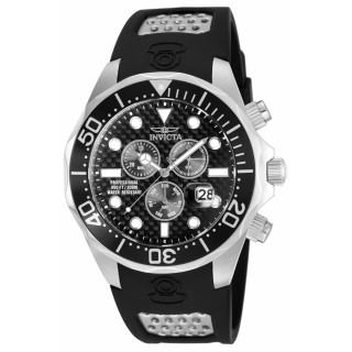 Invicta Men's Pro Diver 12571 Quartz Chronograph Black Dial Watch