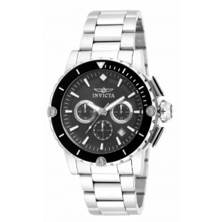 Invicta Men's 15398 Pro Diver Quartz Chronograph Black Dial Watch