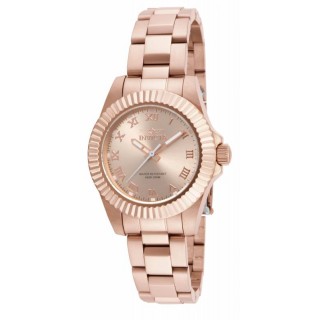 Invicta Women's Pro Diver 16763 Quartz 3 Hand Rose Gold Dial Watch