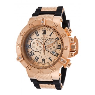Invicta Men's 16873 Subaqua Quartz Chronograph Rose Gold Dial Watch