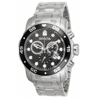 Invicta Men's 17082 Pro Diver Quartz Chronograph Black Dial Watch