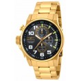Invicta Men's 17416 I-Force Quartz Chronograph Black, Gunmetal Dial Watch