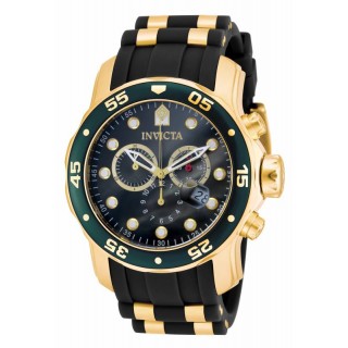 Invicta Men's Pro Diver 17886 Quartz Multifunction Green Dial Watch