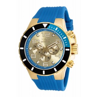 Invicta Men's 18740 Pro Diver Quartz Chronograph Gold Dial Watch