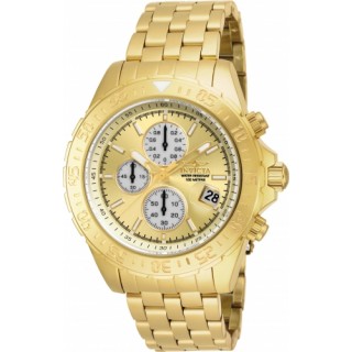 Invicta Men's Aviator 18854 Quartz Multifunction Gold Dial Watch