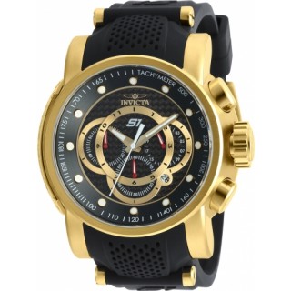 Invicta Men's 19327 S1 Rally Quartz Multifunction Black Dial Watch