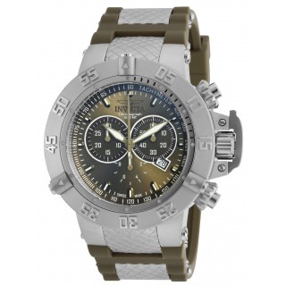 Invicta Men's 19338 Subaqua Quartz Chronograph Olive Green Dial Watch