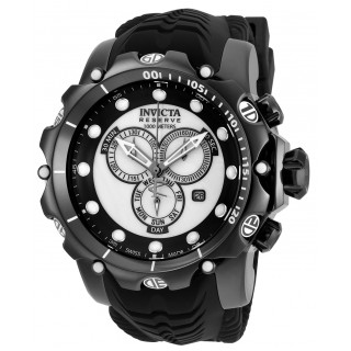 Invicta Men's 20398 Venom Quartz Chronograph White, Black Dial Watch