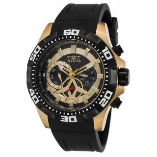 Invicta Men's 21739 Aviator Quartz Multifunction Black Dial Watch