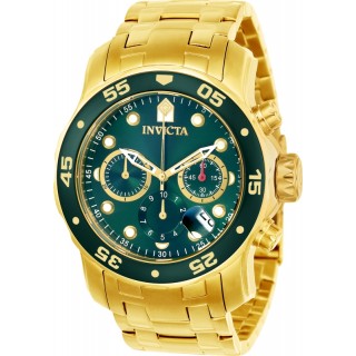 Invicta Men's Pro Diver 21925 Quartz Multifunction Green Dial Watch