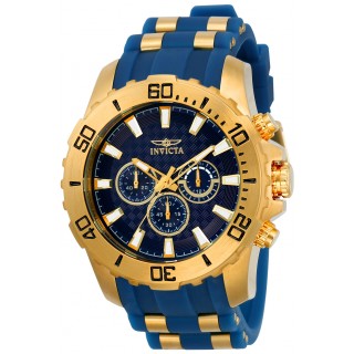 Invicta Men's 22556 Pro Diver Quartz Chronograph Blue Dial Watch