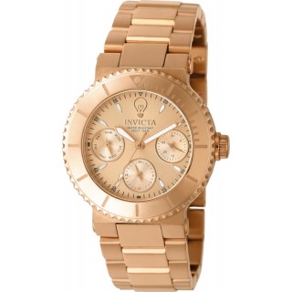 Invicta Women's 22896 Gabrielle Union Quartz Chronograph Rose Gold Dial Watch