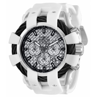 Invicta Men's 23857 Bolt Quartz Chronograph Silver Dial Watch