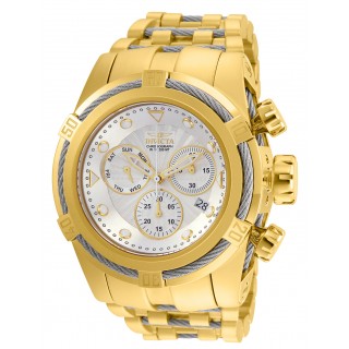 Invicta Men's 23914 Bolt Quartz Chronograph Silver Dial Watch