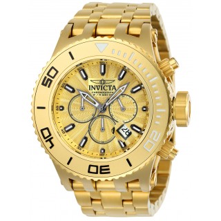 Invicta Men's 23935 Subaqua Quartz Chronograph Gold Dial Watch