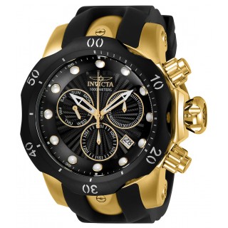 Invicta Men's 24257 Venom Quartz Chronograph Black Dial Watch