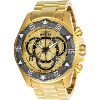 Invicta Men's 24266 Excursion Quartz Chronograph Gold Dial Watch