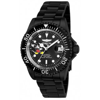 Invicta Men's 24755 Disney  Automatic 3 Hand Black Dial Watch
