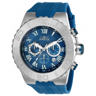 Invicta Men's 24775 Pro Diver Quartz 3 Hand Blue Dial Watch