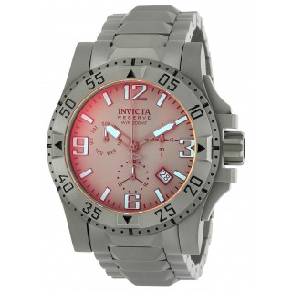 Invicta Men's 25044 Reserve Quartz 3 Hand Titanium Dial Watch
