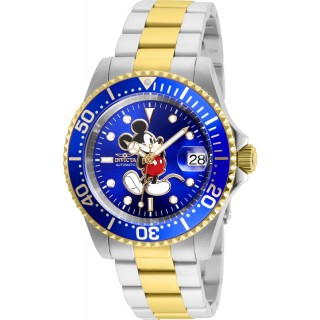 Invicta Men's 25105 Disney  Automatic 3 Hand Blue Dial Watch