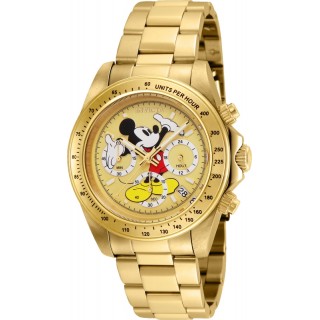 Invicta Men's 25196 Disney  Quartz Chronograph Gold Dial Watch