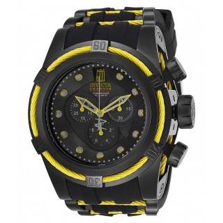 Invicta Men's 25232 Jason Taylor Quartz Chronograph Black Dial Watch