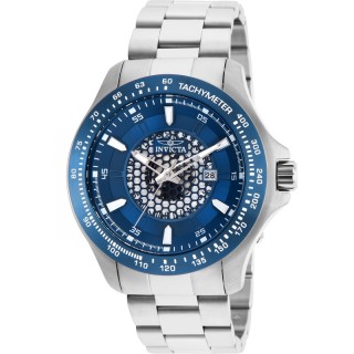 Invicta Men's Speedway 25336 Quartz 3 Hand Blue Dial Watch