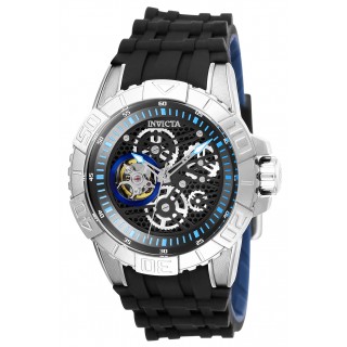 Invicta Men's 25410 Pro Diver Automatic Multifunction Black, Silver Dial Watch
