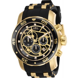 Invicta Men's 25710 Pro Diver Quartz Multifunction Black Dial Watch