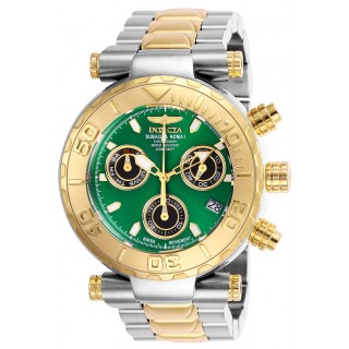 Invicta Men's 25804 Subaqua Quartz Chronograph Green Dial Watch