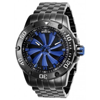 Invicta Men's Speedway 25848 Automatic 3 Hand Blue, Black Dial Watch
