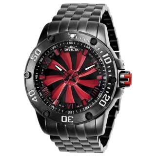 Invicta Men's Speedway 25849 Automatic 3 Hand Red, Black Dial Watch