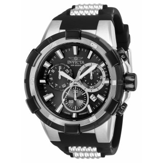 Invicta Men's 25860 Aviator Quartz Chronograph Black Dial Watch