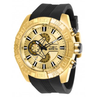 Invicta Men's 25998 Pro Diver Quartz Multifunction Gold Dial Watch