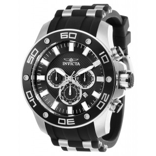 Invicta Men's 26084 Pro Diver Quartz Chronograph Black Dial Watch
