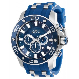 Invicta Men's 26085 Pro Diver Quartz Chronograph Blue Dial Watch