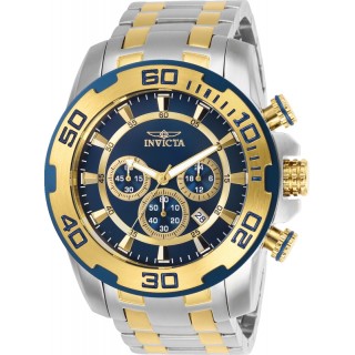 Invicta Men's 26296 Pro Diver Quartz Chronograph Blue Dial Watch