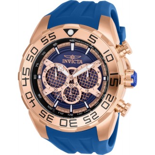 Invicta Men's 26305 Speedway Quartz Multifunction Rose Gold, Blue Dial Watch