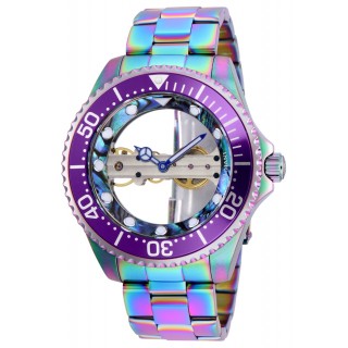 Invicta Men's 26412 Pro Diver Mechanical 3 Hand Green, Blue Dial Watch