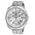 Invicta Men's 26419 Jason Taylor Quartz Multifunction Antique Silver Dial Watch