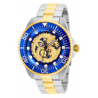 Invicta Men's Pro Diver 26491 Automatic 3 Hand Blue Dial Watch