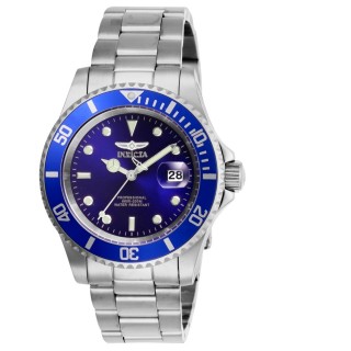 Invicta Men's 26971 Pro Diver Quartz 3 Hand Blue Dial Watch