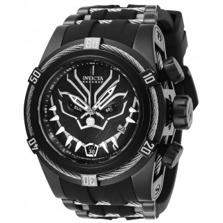 Invicta Men's 27007 Marvel Quartz Chronograph Black, Silver Dial Watch