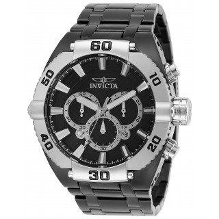 Invicta Men's 27260 Coalition Forces Quartz 3 Hand Black Dial Watch