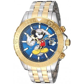 Invicta Men's 27375 Disney  Quartz 3 Hand Blue Dial Watch