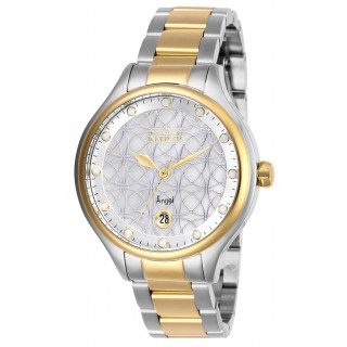 Invicta Women's 27436 Angel Quartz 3 Hand White Dial Watch
