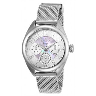 Invicta Women's 27453 Angel Quartz Chronograph White, Silver Dial Watch